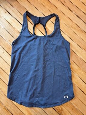 Under Armour Dark gray Performance Racerback Tank